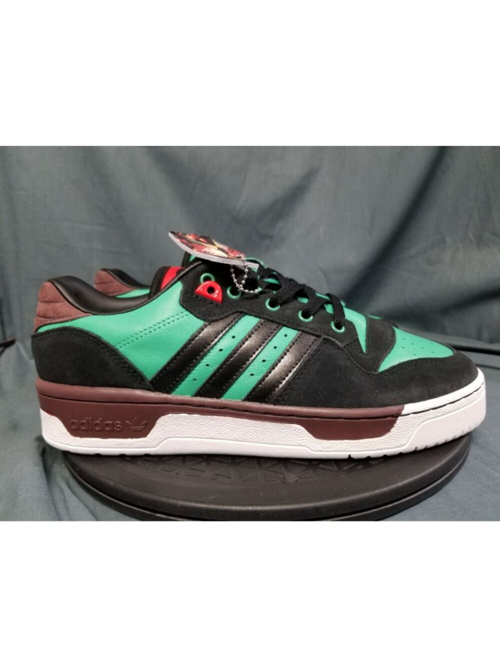 Adidas Rivalry Low Demon Slayer Tanjiro JI3312 Men's Size 8.5 NEW NO BOX! - Picture 9 of 11